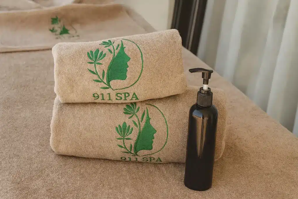 professional home massage service setup in Marrakech