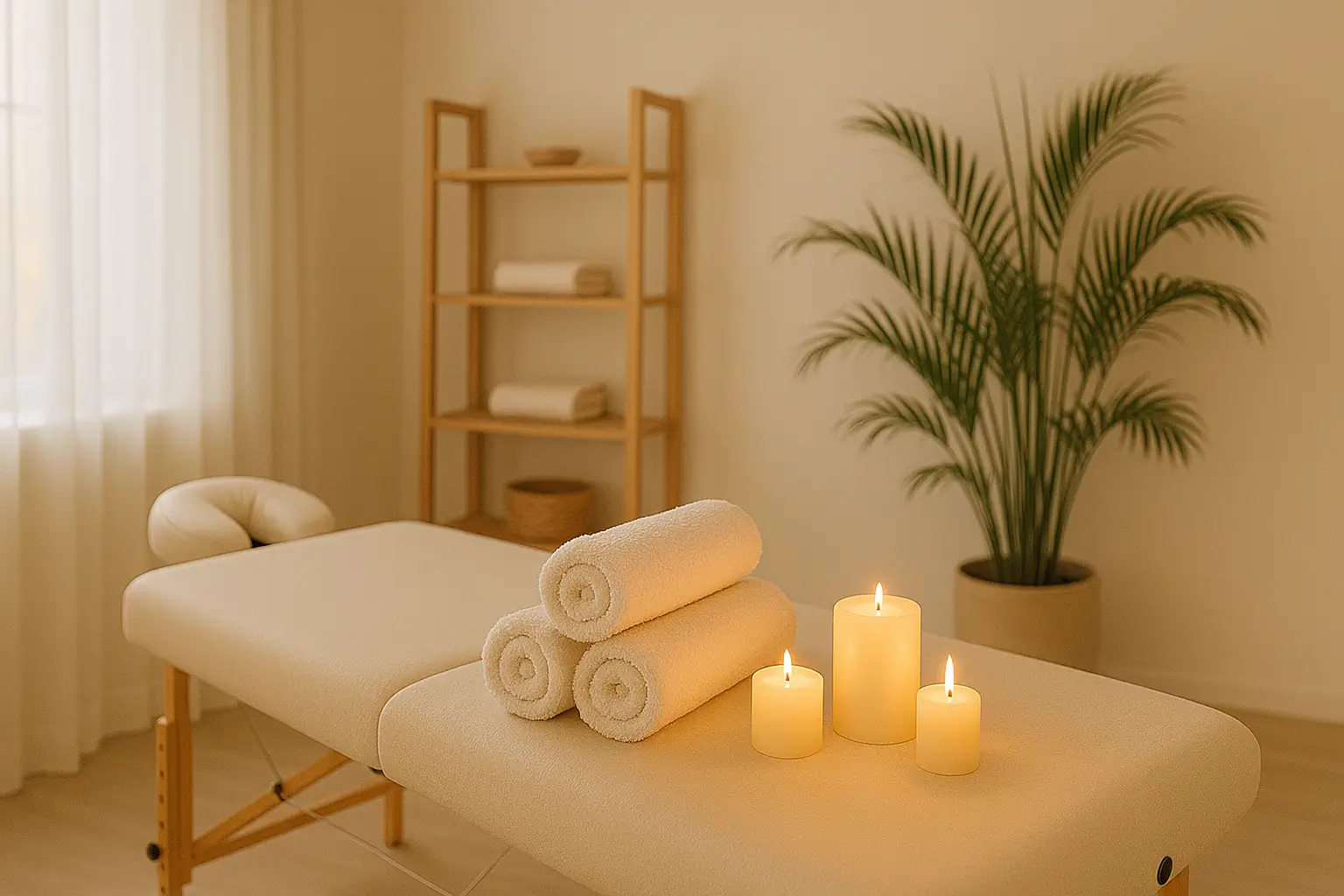 spa à domicile table de massage professionnelle